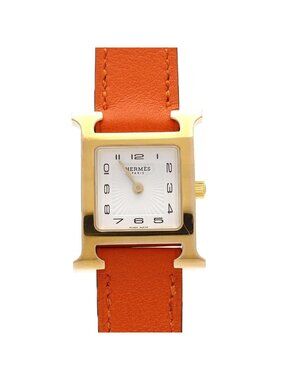 Hermes Watch Quartz Gold